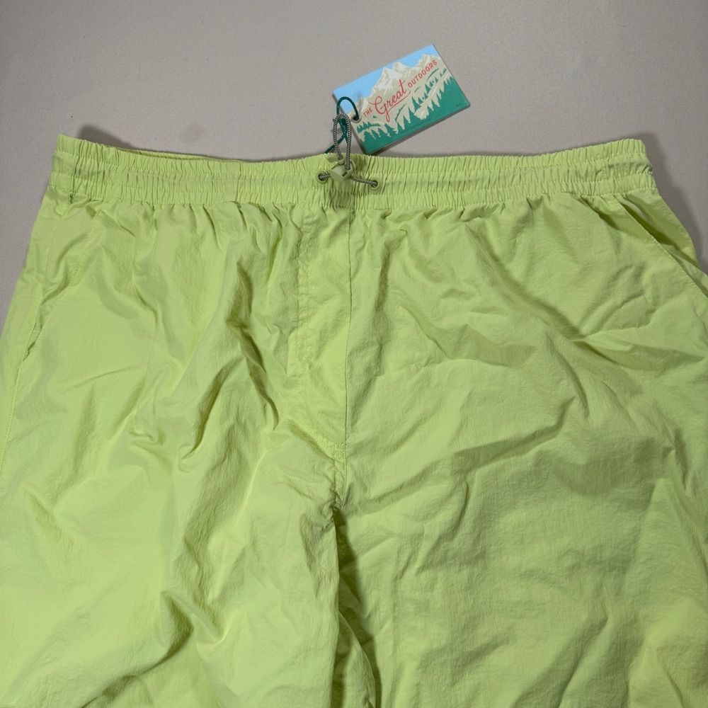 The Great Outdoors The Trailhead Pants Citron Neon Yellow Joggers Size XL NWT - Picture 10 of 16